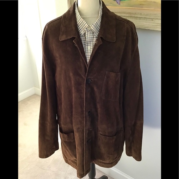 brooks brothers suede jacket